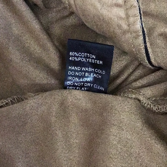 NWOT Boho-chic POL Suede-Like Fringed Shorts - Picture 5 of 5